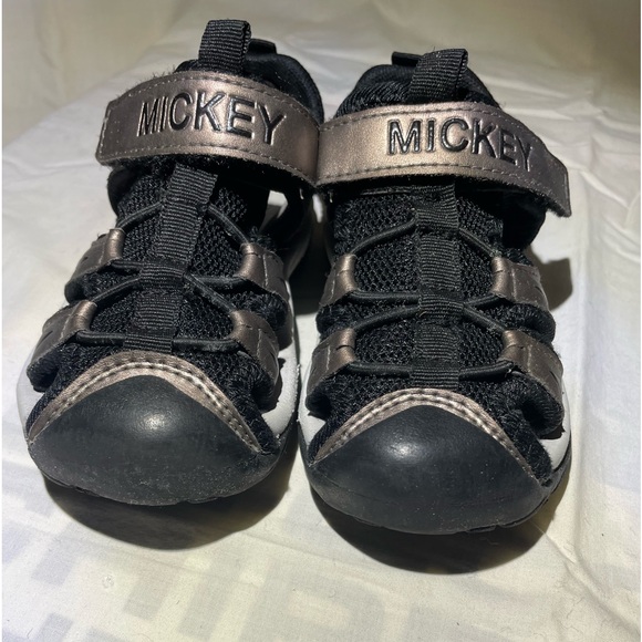 Mickey Mouse Sandals Toddler Size 7 Disney Closed Toe - Picture 3 of 8